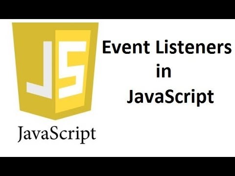 Event Listeners In Javascript Javascript Tutorial 5