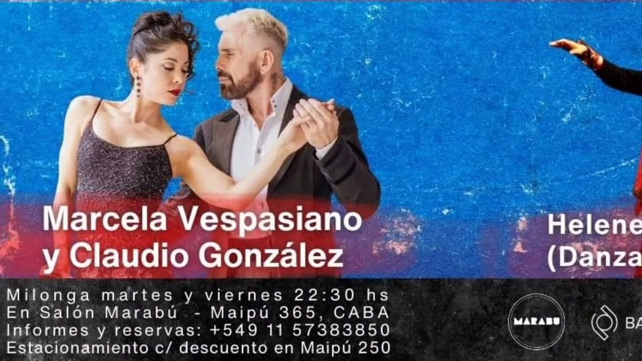16/08/24 Claudio Gonzales y Marcela Vespasiano en la milonga Parakultural "A mis viejos" Troilo