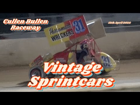 #speedway  VINTAGE Sprintcars Cullen Bullen Raceway 12th April 2025