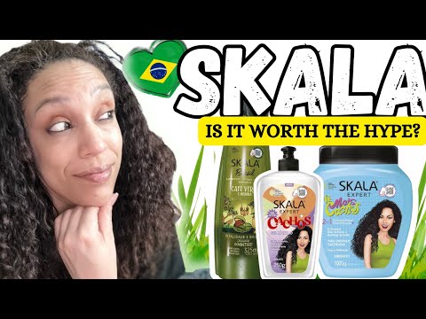 I tried Skala Hair Products on my Frizzy Type 3 Curls | One Brand Wash Day Honest Product Review