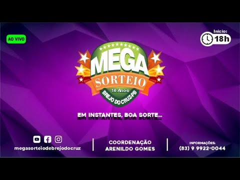 MEGA SORTEIO DE BREJO DO CRUZ-PB