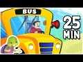 Wheels On The Bus Go Round And Round Early Learning Pre School Videos E Learning Purple Turtle