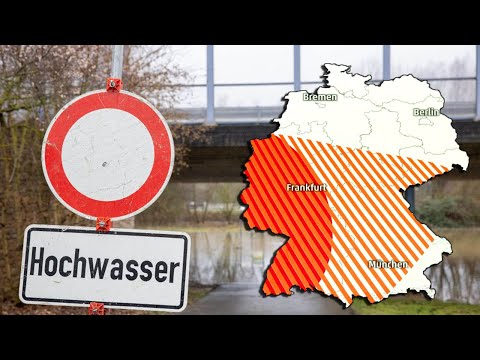 Regentief Bernd bringt die nächsten Überschwemmungen: Hier ist das Risiko am größten