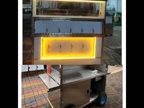 Stainless steel air cooled ss snacks counter