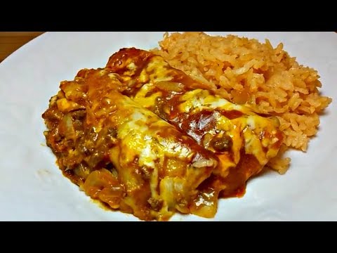 HOW TO MAKE ENCHILADAS | Enchilada Sauce Recipe | Tex Mex Enchiladas Recipe Video