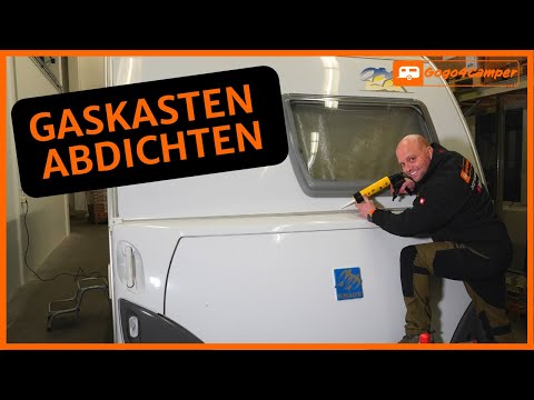 How to seal the gas locker on your caravan | Avoid water damage! [Use the right sealant]