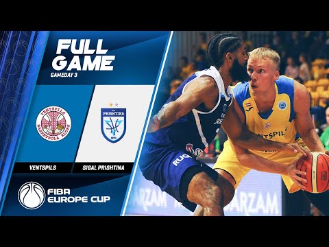 Ventspils v Sigal Prishtina - Full Game - FIBA Europe Cup 2019-20