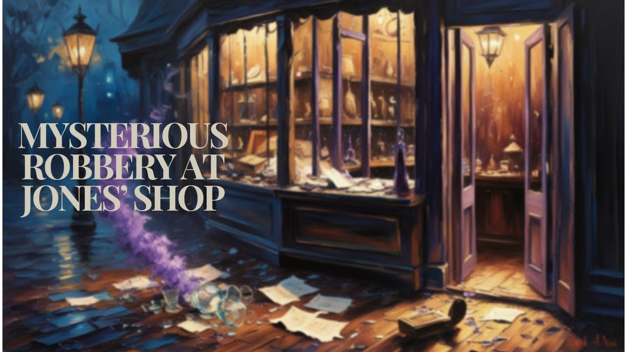 Mysterious robbery at Jones' shop