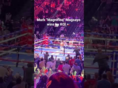 Mark "Magnifico" Magsayo wins by KO!