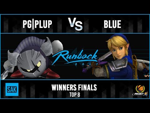 Runback 2017 Winners Finals: PG|Plup (Meta Knight) vs Blue (Link)