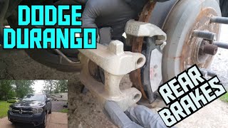 How to replace the rear brakes on a Dodge Durango 2011-2020