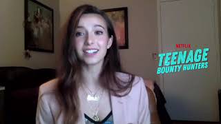 TEENAGE BOUNTY HUNTERS Interview: Anjelica Bette Fellini & Myles Evans video