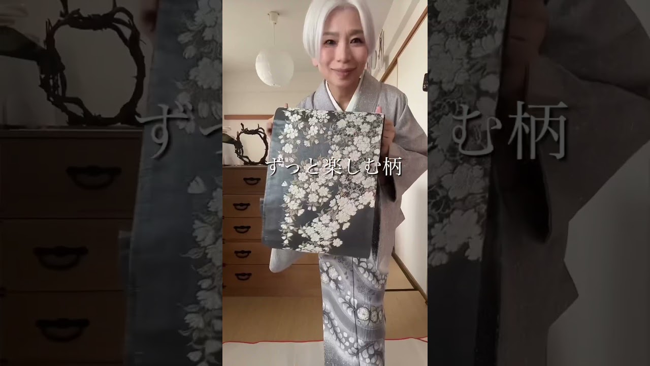 桜柄の着物や帯いつ？季節を背中に背負うコーデ #kimono #着物警察#着物コーディネート