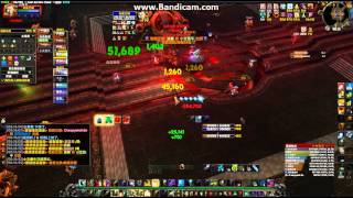 Wow-雷霆王座10人九王『黑暗憎惡魔像』-戒律牧(天使之城)-日落沼澤視角