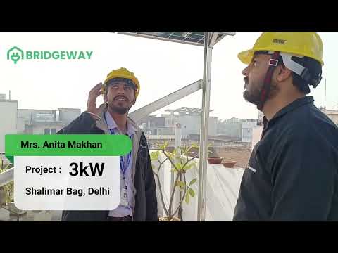 3kW Rooftop Solar Case Study Delhi