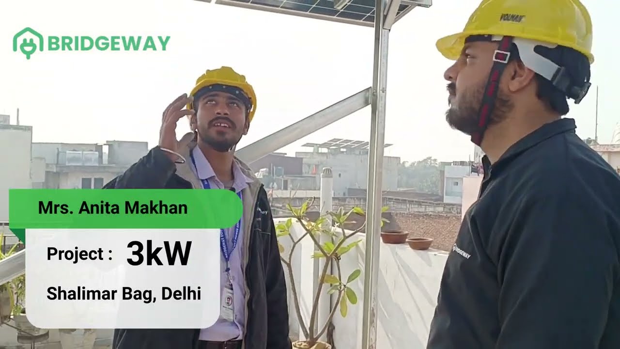 3kW Rooftop Solar Installation Case Study | Delhi