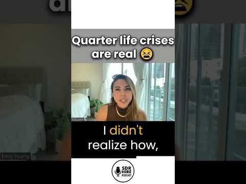 Her quarter life crisis led to landing her SDR job
