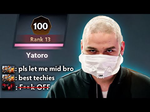 I got NO TRUST vs 16,000 MMR Yatoro | Techies Official