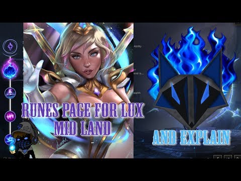 DarkuleFox - New Runes Page For Lux Mid Land and Explain