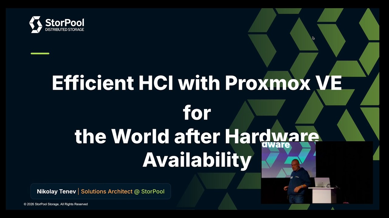 Efficient HCI with Proxmox VE for the World After Hardware Availability | Dutch Proxmox Day 2026