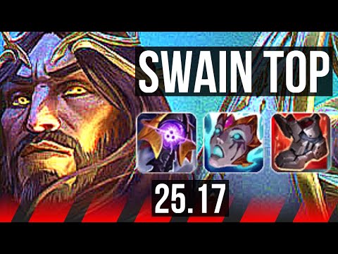 SWAIN vs IRELIA (TOP) | 7 solo kills | KR Master | 25.17