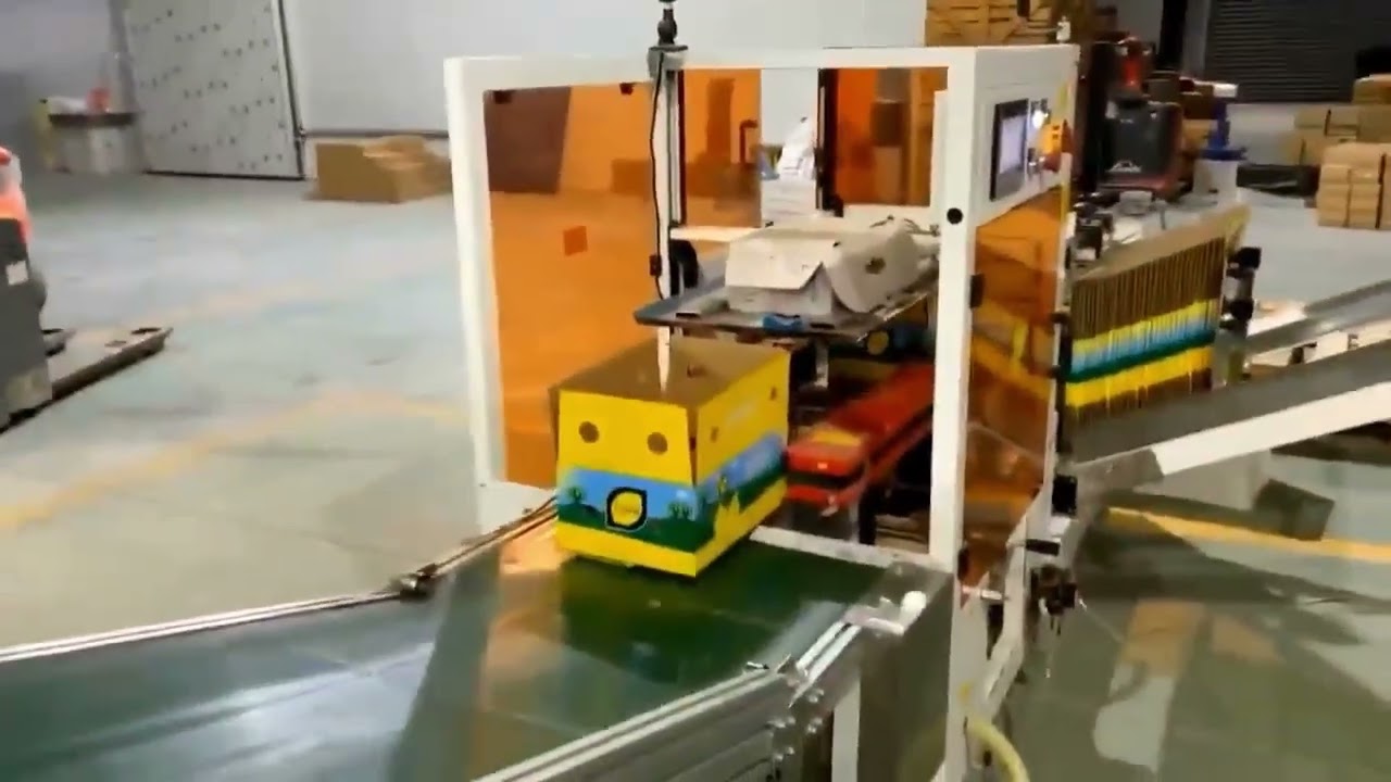 Semi-automatic bottom-fold carton sealer all-in-one Nigeria manufacturing