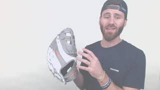 Video thumbnail: Wilson A2000 SuperSkin FP1B 12.50" Fastpitch Softball First Base Mitt: WBW100219125