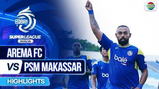Download lagu Arema FC VS PSM Makassar - Highlights | BRI Super League 2025/26 mp3