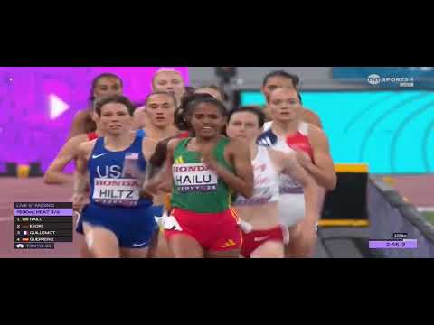1500M women heat 3 Tokyo Japan