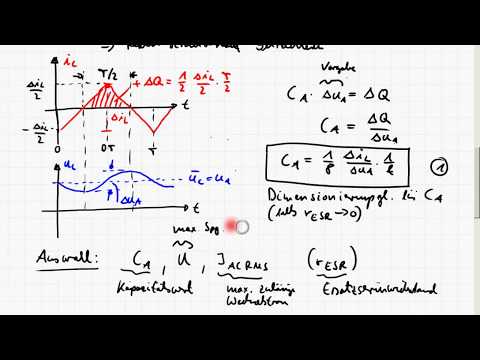LE4_3e DC/DC Wandler - Herleitung Dimensionierung Ca beim Tiefsetzsteller