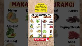 Download lagu Makanan Pantangan dan Yang Boleh untuk Penderita Asam Lambung #manfaatkesehatan mp3