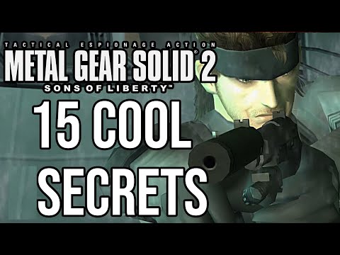 15 Little Known Metal Gear Solid 2 Secrets That'll Get You Playing It All Over Again