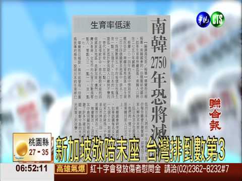 生育率低迷 南韓2750年恐將滅絕