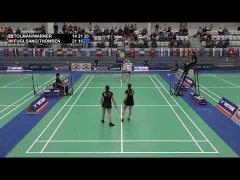 Match point - Tolman / Warner vs Fuglsang / Thomsen - WD, SF - Hungarian Int. 2022
