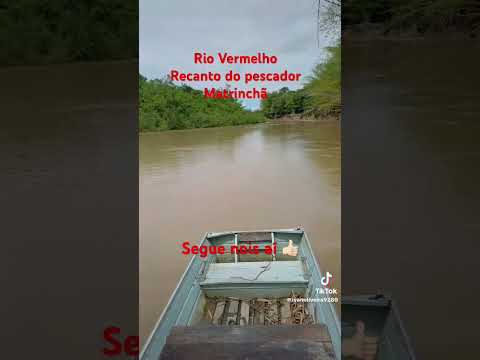 Rio vermelho recanto do pescador Matrinchã Goiás #paisagemnatural #chuvas #naturezasurpreendente