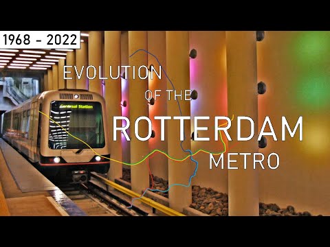 Evolution of the Rotterdam Metro | 1968 - 2022