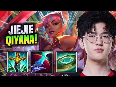 JIEJIE IS SO CLEAN WITH QIYANA! - EDG JieJie Plays Qiyana Jungle vs Nidalee! | Season 2022
