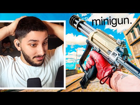 Usé la MINIGUN SECRETA de WARZONE (es rara)