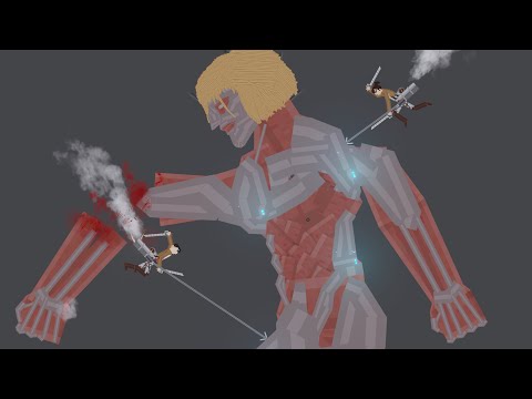 Attack on Titan (Battles of the Titans) in People Playground