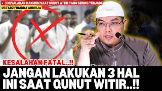 Download lagu HATI-HATI!! Saat Qunut Witir, Jangan Lakukan 3 Hal Ini! Banyak Yang Tidak Sadar | Ustadz Firanda mp3