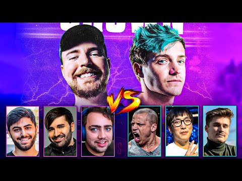 MrBeast vs. Ninja *BONUS GAME* League of Legends Tournament! Ft. Tyler1, Doublelift, Ludwig, Voyboy