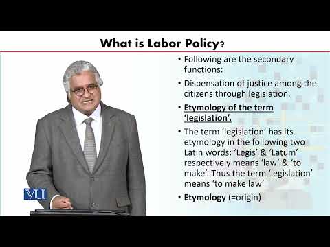 MGT723 Topic009 | Labor Policy