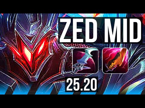 ZED vs SYLAS (MID) | Godlike | EUW Grandmaster | 25.20
