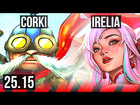 CORKI vs IRELIA (TOP) | 8/2/8 | EUW Master | 25.15