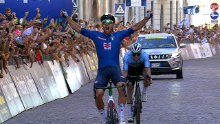 Trento 2021: la corsa Elite di Sonny Colbrelli