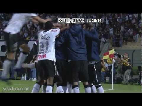 Gols - Corinthians (BRA) 2 x 0 Nacional (PAR) - Libertadores 2012 - 07/03/2012 - Globo HD