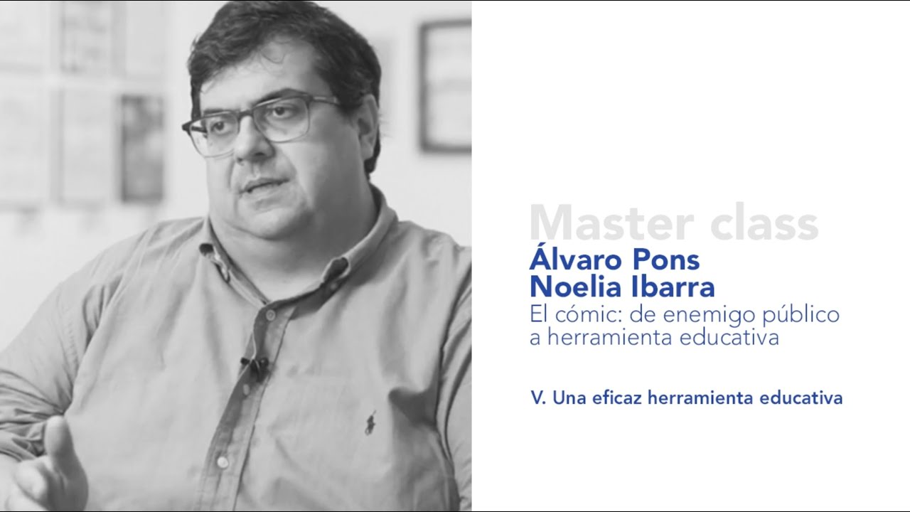 Fotografía ilustrativa del video: Masterclass “El cómic: de enemigo público a herramienta educativa”: 5. Una eficaz herramienta educativa. Álvaro Pons, CILELIJ 2020