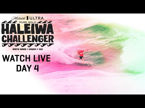 WATCH LIVE Michelob ULTRA Pure Gold Haleiwa Challenger Day 4