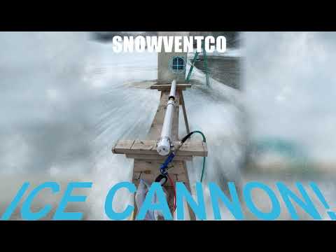 STORM PROOF ROOF VENT vs ice cannon