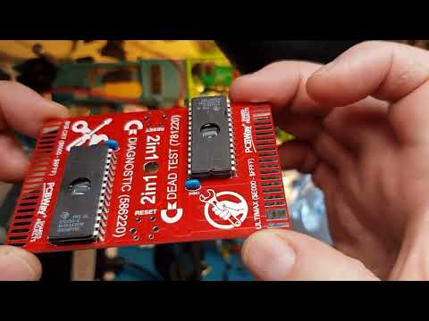 Commodore 64 - 2 in 1 Dual Diagnostic and Dead Test Cartridge Programming Eproms and Assembly.